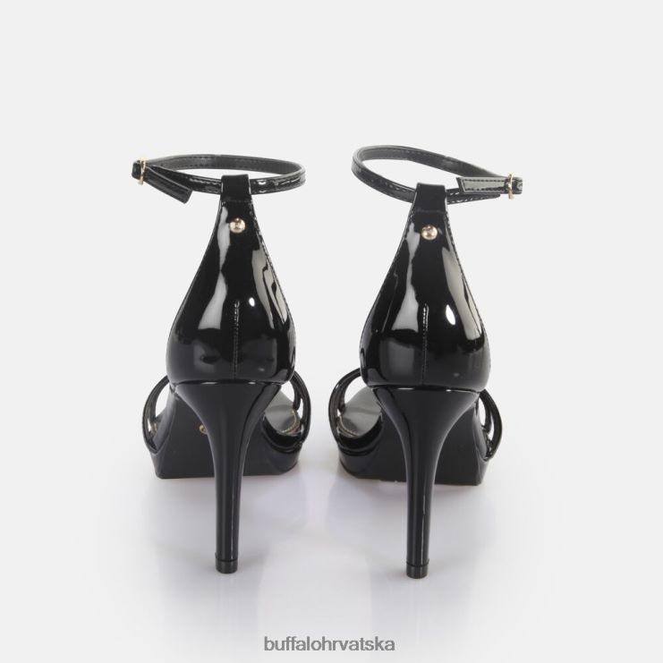 crno Buffalo melissa 2 sandale na petu veganske |sandale TDD6T220